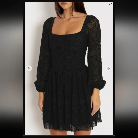 Blackmilk Enchantment Square Neck Dress, XS - Picture 2 of 11